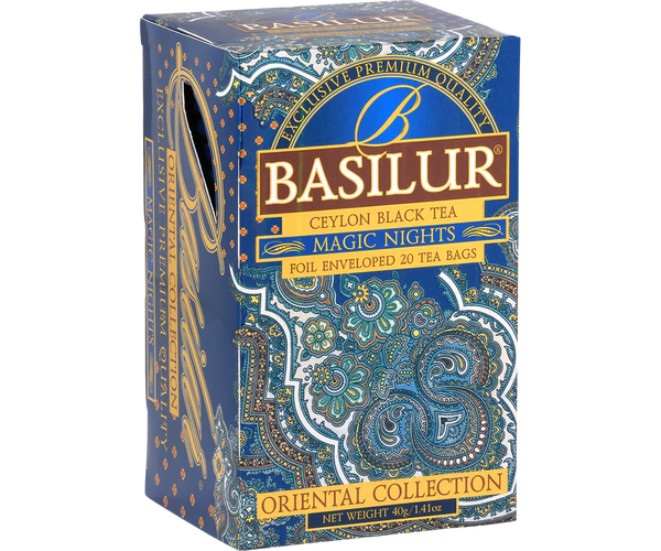 Té negro Basilur magic nights 25 bolsas