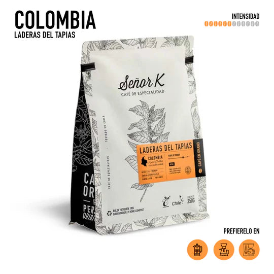 Café Grano Entero Señor K Laderas del Tapia 250gr