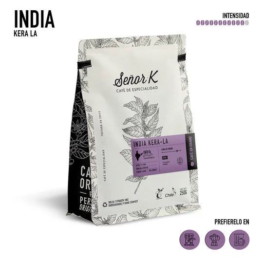 Café Grano Entero Señor K India Kera La 250gr