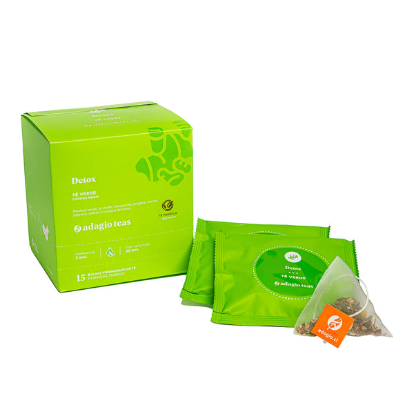 Té Verde Adagio Detox 15 piramides